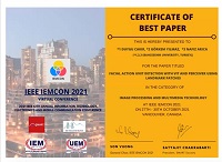 IEEE Best Paper and Best Presentation Awards go to BAU!
